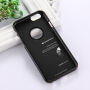 Carcasă sclipitoare de protecţie MERCURY GOOSPERY, pentru Apple iPhone 6 / 6S - negru