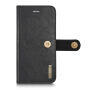 Husă flip 2 în 1, detaşabilă, din pile artificială, pentru Apple iPhone 6 / 6S - negru