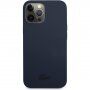 Lacoste Glossy Printing Logo husă silicon pentru iPhone 13 Pro Max - albastru închis