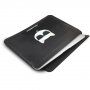 Karl Lagerfeld Choupette Head Embossed husă pentru MacBook până la 16" - negru