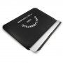 Karl Lagerfeld Saffiano RSG Embossed husă din piele pentru iPad Pro 12.9" / MacBook do 14" - negru