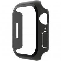 Belkin Screenforce TemperedCurve 2v1 carcasă cu sticlă securizată pentru Apple Watch 45 mm - negru