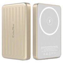 CubeNest S1B0 powerbank magnetic fără fir cu port USB-C - 5 000 mAh - auriu