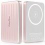 CubeNest S1B0 powerbank magnetic fără fir cu port USB-C - 5 000 mAh - roz