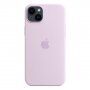Carcasă originală Apple din silicon cu MagSafe pentru iPhone 14 Plus - albastru liliac