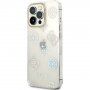 Guess Peony Glitter husă pentru iPhone 14 Pro Max - alb