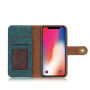 Husă stilată flip 2 în 1, detaşabilă, pentru Apple iPhone XS / iPhone X - albastru