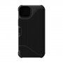 UAG Metropolis Folio carcasă flip rezistentă pentru iPhone 14 Plus - negru