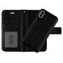 Husă de protecţie flip 2 în 1, detaşabilă, pentru Apple iPhone XS / iPhone X - negru