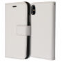 Husă de protecţie flip 2 în 1, detaşabilă, pentru Apple iPhone XS / iPhone X - alb