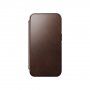 Nomad Leather Folio carcasă flip cu MagSafe pentru iPhone 14 Pro - maro