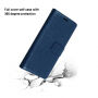 Husă de protecţie flip 2 în 1, detaşabilă, pentru Apple iPhone XS / iPhone X - albastru închis