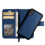 Husă de protecţie flip 2 în 1, detaşabilă, pentru Apple iPhone XS / iPhone X - albastru închis
