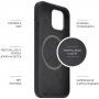 FIXED MagFlow husă din silicon cu MagSafe pentru iPhone 14 Pro Max - negru