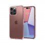 Spigen Crystal Flex husă transparentă pentru iPhone 14 Pro Max - roz