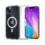 Spigen Ultra Hybrid husă transparentă cu MagSafe pentru iPhone 14 Plus - alb
