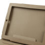 Husă de lux din piele PU, cu cataramă, pentru Apple iPad 4 / 3 / 2 - negru