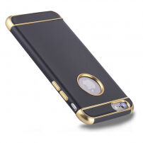 Carcasă de protecţie pentru Apple iPhone 6 / 6S - negru și auriu