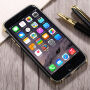 Carcasă de protecţie pentru Apple iPhone 6 / 6S - negru și auriu