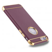 Carcasă de protecţie pentru Apple iPhone 6 / 6S - auriu / vişiniu