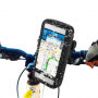 Husă impermeabilă, cu suport de bicicletă, pentru iPhone - negru
