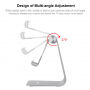 Stativ universal HAWEEL, pentru Apple iPhone - argintiu