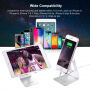 Stativ universal HAWEEL, pentru Apple iPhone - argintiu