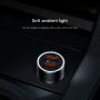 Încărcător auto BASEUS, cu două porturi USB, pentru Apple iPhone / iPad / iPod - roşu