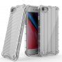 Husă rezistentă, strălucitoare cu grilă verticală pentru iPhone 7 Plus / 8 Plus - transparent