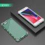 Husă rezistentă, strălucitoare cu grilă verticală pentru iPhone 7 Plus / 8 Plus - verde