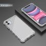Husă rezistentă, strălucitoare cu grilă verticală pentru iPhone 11 Pro Max - transparent