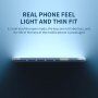 Husă rezistentă, strălucitoare cu grilă verticală pentru iPhone 11 Pro Max - transparent