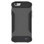 Carcasă rezistentă de protecţie, cu baterie 4000 mAh, pentru iPhone SE (2020/2022) / 8 / 7 / 6S / 6 - gri