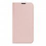 DUX DUCIS husă tip flip pentru iPhone 14 - roz-auriu