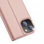 DUX DUCIS husă tip flip pentru iPhone 14 - roz-auriu