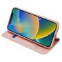 DUX DUCIS husă tip flip pentru iPhone 14 - roz-auriu