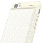 Capac de baterie BASEUS, de design, 5000mAh, pentru Apple iPhone 6 / 6S - crem