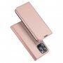 DUX DUCIS husă tip flip pentru iPhone 14 Pro - roz-auriu