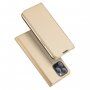 DUX DUCIS husă tip flip pentru iPhone 14 Pro - auriu