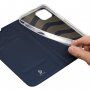 DUX DUCIS husă tip flip pentru iPhone 14 Plus - albastru închis