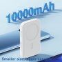 Usams MagSafe powerbank magnetic fără fir cu port USB-C - 10 000 mAh - negru