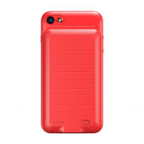 Carcasă subţire BASEUS, cu baterie 2500mAh, pentru Apple iPhone SE (2020/2022) / 8 / 7 - roşu