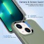 Husă rezistentă de protecție pentru iPhone 14 Plus - măslinie