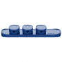 Organizator de cabluri Baseus, magnetic, pentru dispozitive Apple - albastru