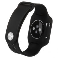 Brăţară BASEUS, din plastic moale, cu toc, pentru Apple Watch 42mm / 41mm / 40mm / 38mm - neagră