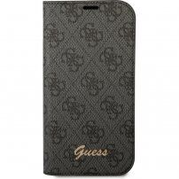 Guess 4G Metal Camera Outline carcasă flip pentru iPhone 14 Plus - negru