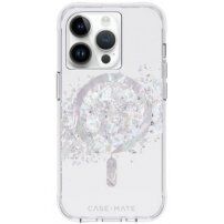 Case Mate Karat Touch of Pearl husă cu MagSafe pentru iPhone 14 Pro - argintiu