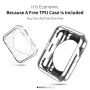 Husă de protecție Dux Ducis din plastic moale pentru Apple Watch 38mm - argintiu