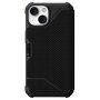 UAG Metropolis Folio carcasă flip rezistentă pentru iPhone 14 Plus - negru