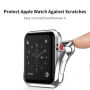 Husă de protecție Dux Ducis din plastic moale pentru Apple Watch 42mm - argintiu